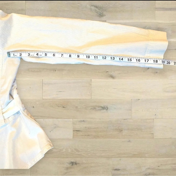 Loft cream beige corduroy peplum jacket size 4‎ - Picture 10 of 12